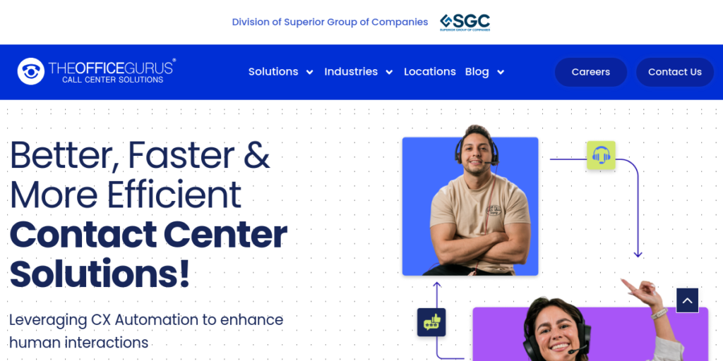 Call Center Website Designs 20 The Office Gurus