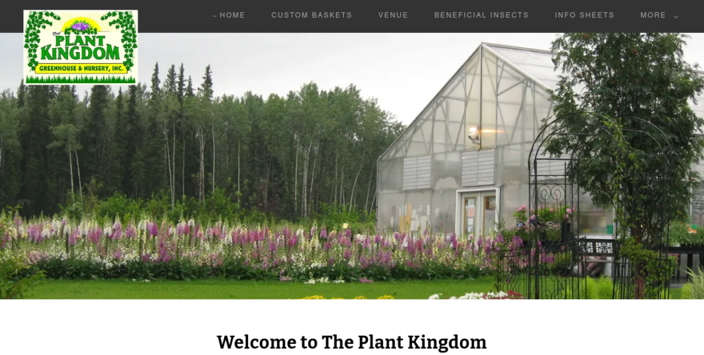 Plant Nursery Website Design 11 The Plant Kingdom