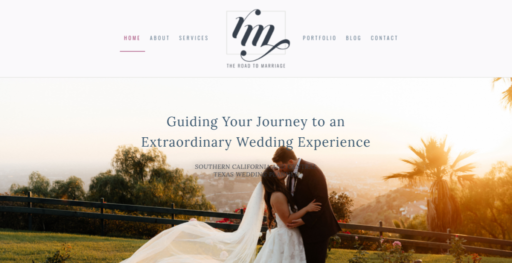 Wedding Planner Website Design 14 The Road To Marriage