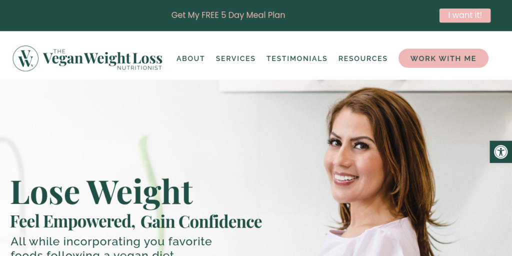 Dietitian Website Design 5 The VWN