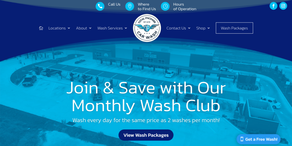 Car Wash Website Design 1 Total Package Car Wash
