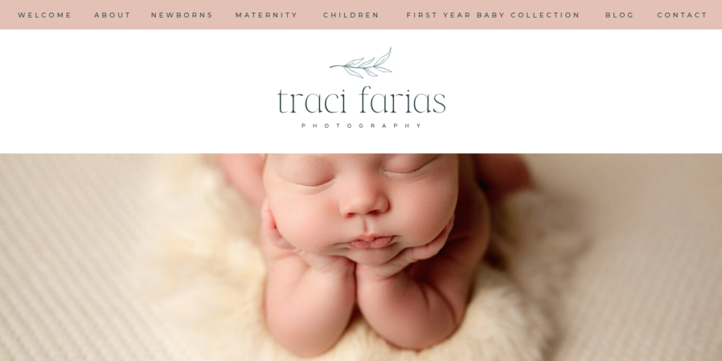 Newborn Photography Website Design 11 Traci Farias Photography
