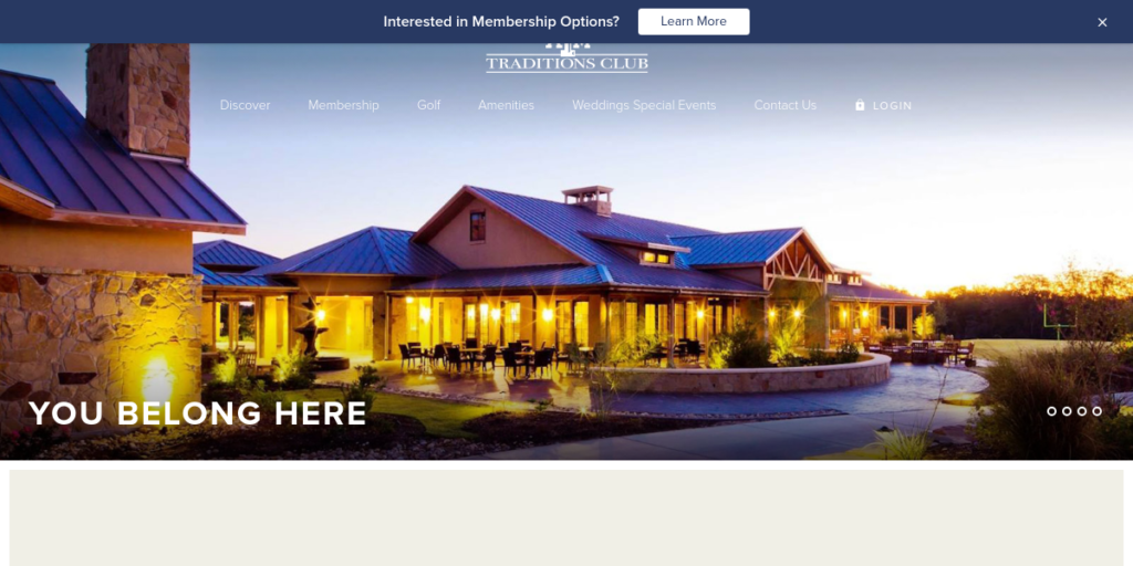 Golf Course Website Design 23 Traditions Club