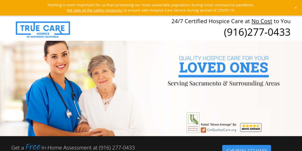 Hospice Website Design 16 True Care Hospice