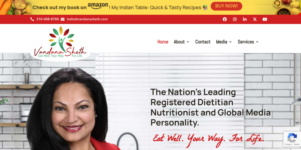 Dietitian Website Design 28 Vandana Sheth