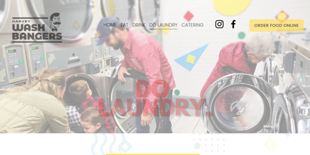 Laundry Website Design 17 Wash Bangers