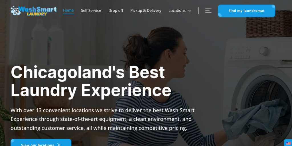 Laundry Website Design 33 Wash Smart Laundry