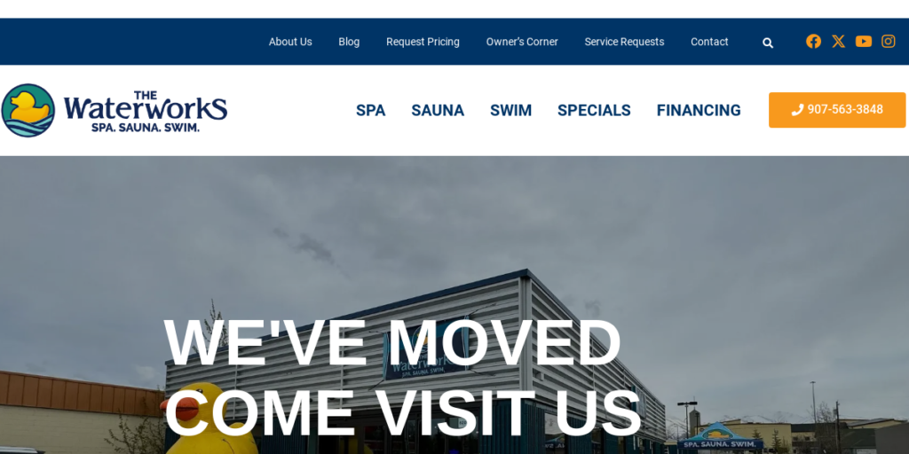 Swimming Pool Contractor Website Design 13 Water Workers