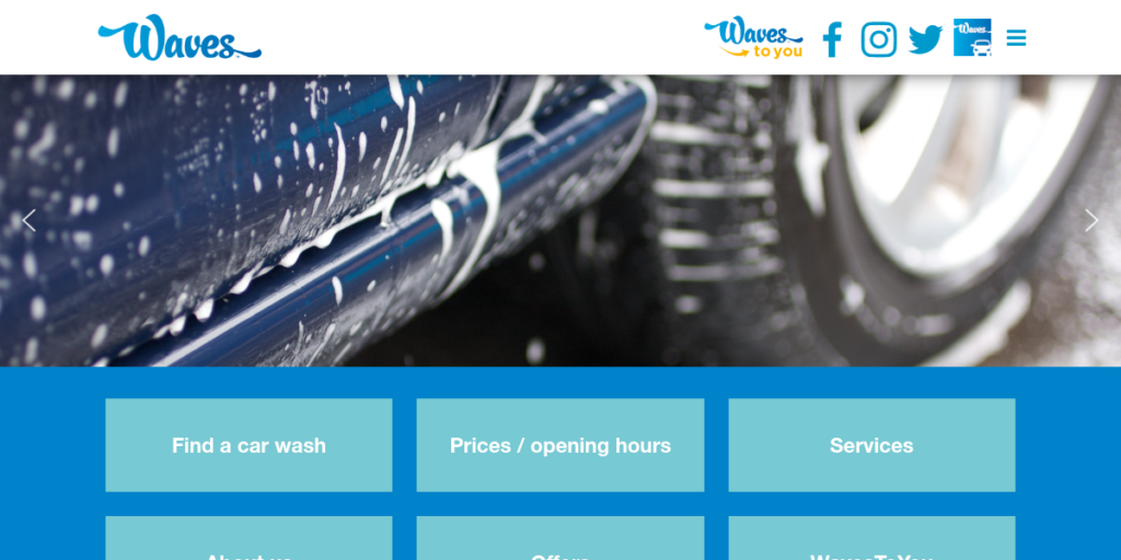 Car Wash Website Design 28 Waves Car Wash
