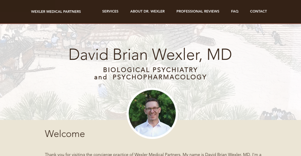 Psychiatrist Website Design 22 Wexler Medical Partners