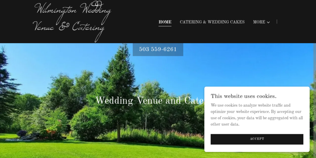 Wedding Venues Website Design 12 Wilmington Wedding Venue