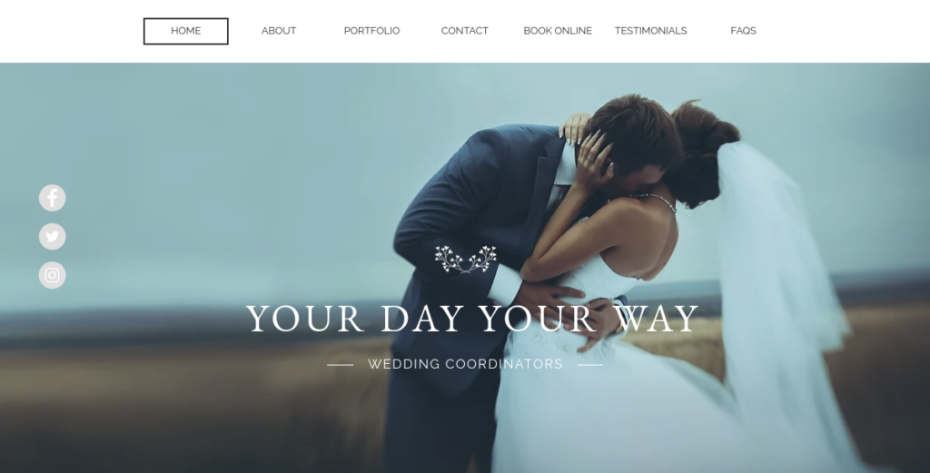 Wedding Planner Website Design 10 Your Day Your Way Coordinators