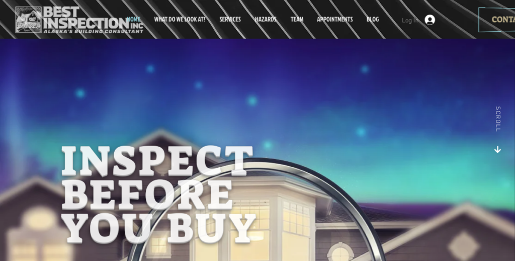 Home inspector Website Design 12 inspect Best