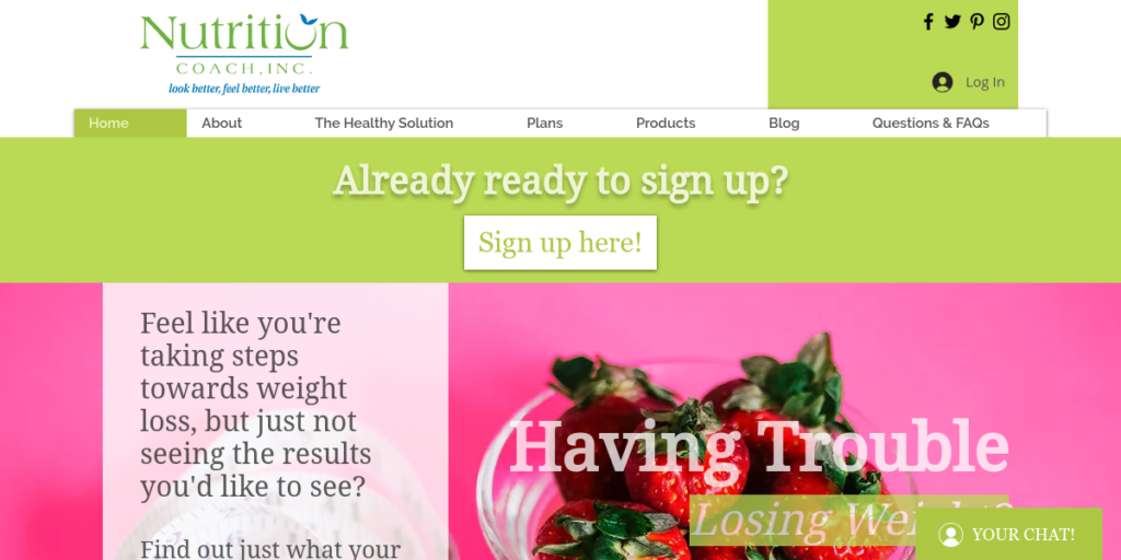Dietitian Website Design 18 leapdiet