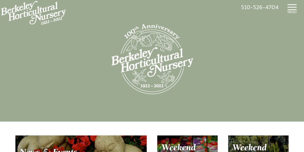 Greenhouse Website Design 22 Berkeley Hort