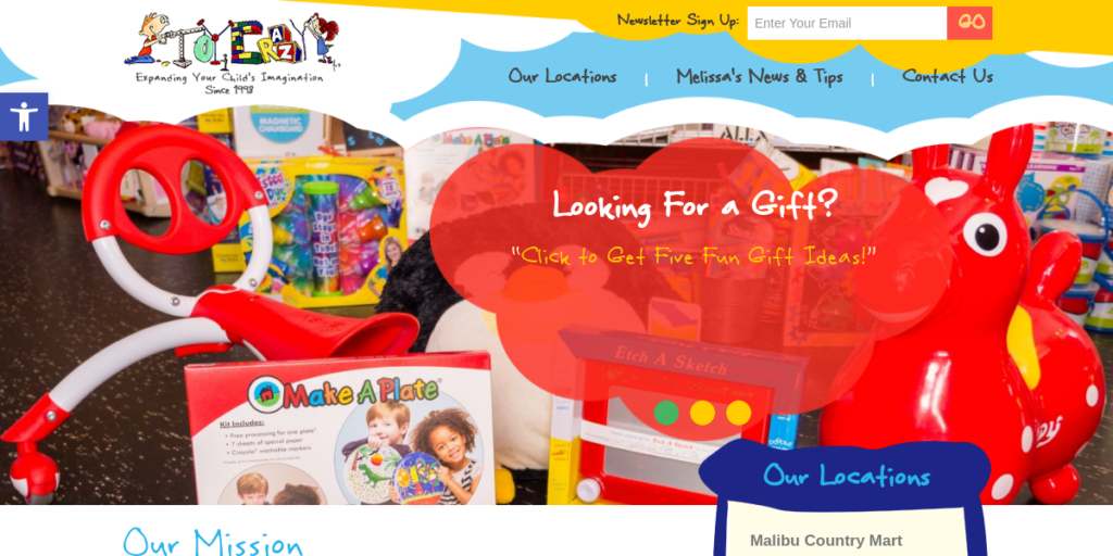 Toy store Website Design 9 Go Toy Crazy