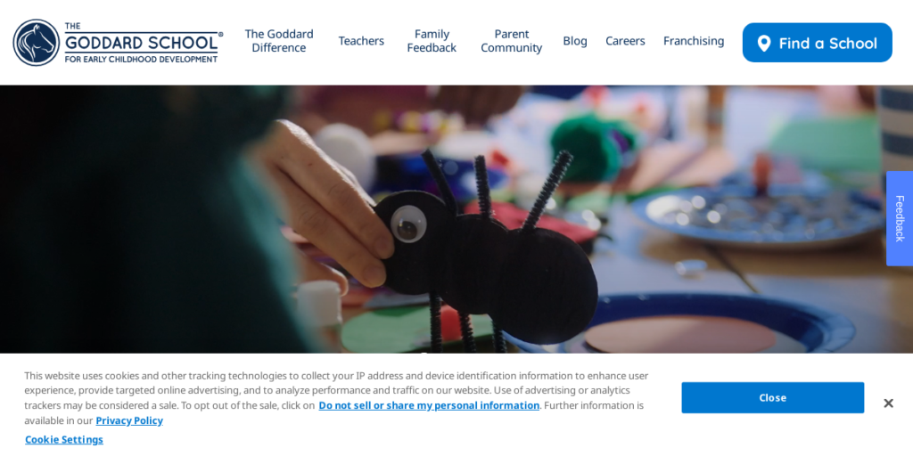 Kindergarten Website Design 21 Goddard School