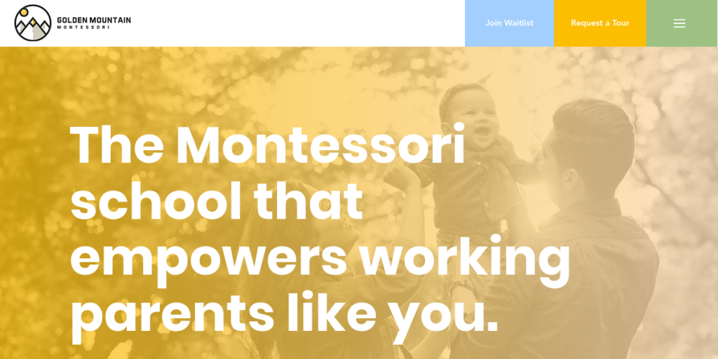 Kindergarten Website Design 16 Golden Montessori