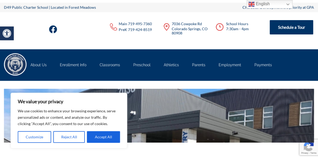 Kindergarten Website Design 13 Grandpeak Academy