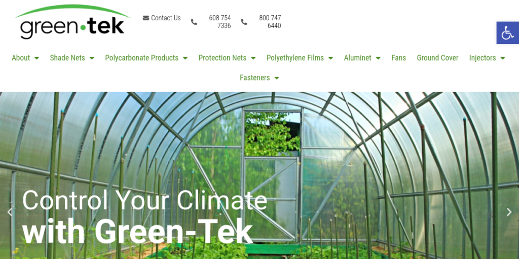 Greenhouse Website Design 27 Green Tek