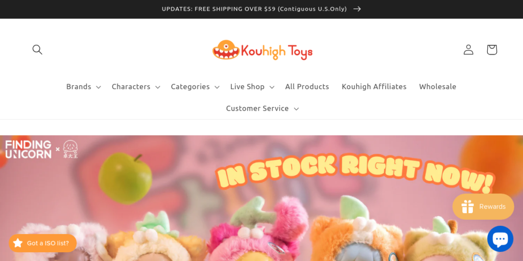 Toy store Website Design 6 Kouhigh Toys