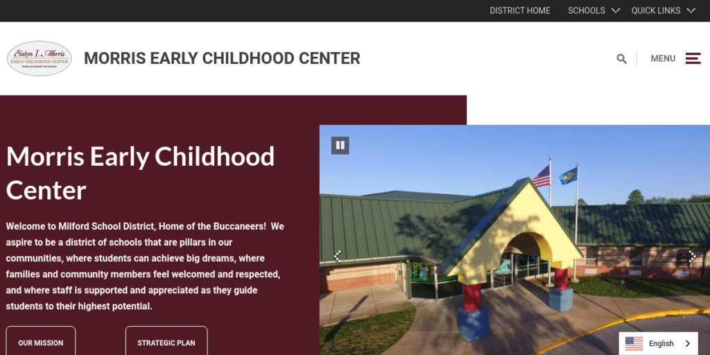 Kindergarten Website Design 20 Milford School District