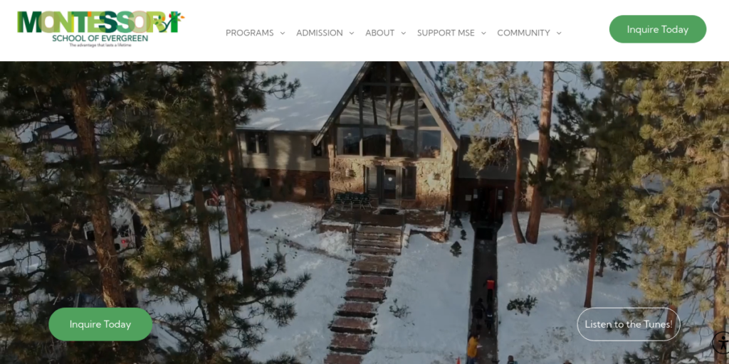 Kindergarten Website Design 19 Montessori Evergreen