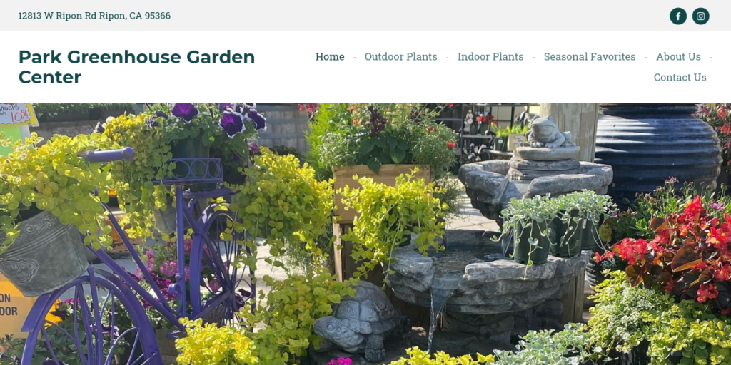 Greenhouse Website Design 12 Park Greenhouse