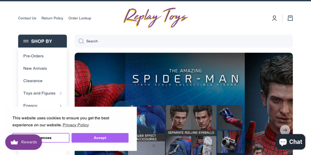 Toy store Website Design 17 Replay Toys