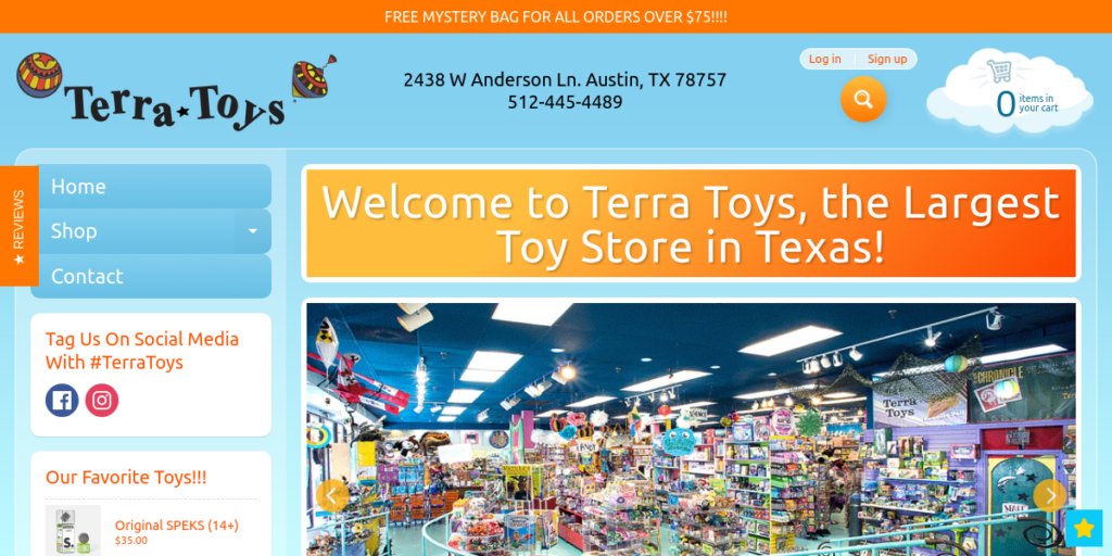 Toy store Website Design 22 Terra Toys