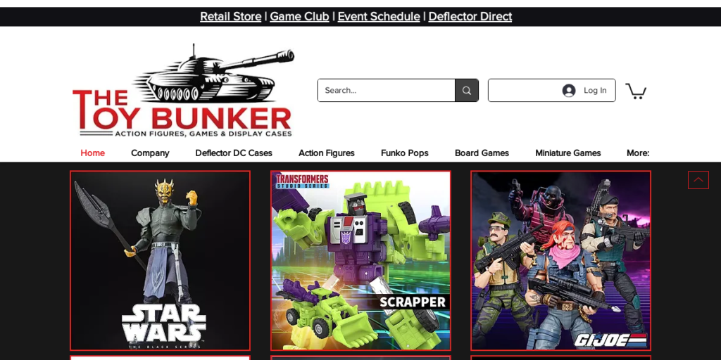 Toy store Website Design 19 The Toy Bunker