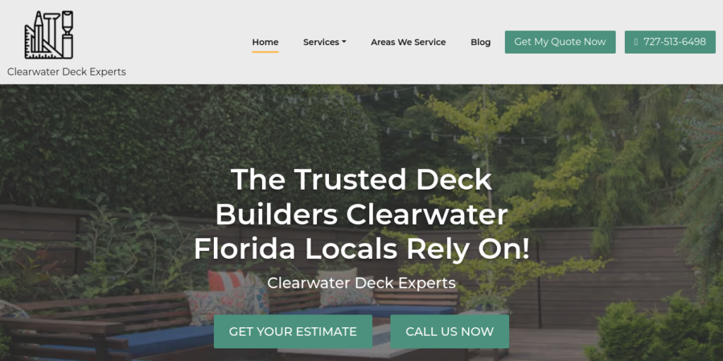 Deck Builders Website Design 33 Deck Builders Clear Water
