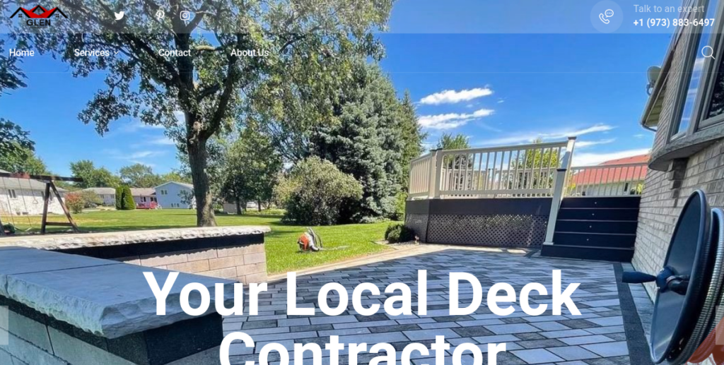 Deck Builders Website Design 11 Glen Construction