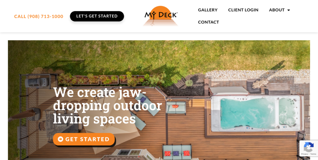 Deck Builders Website Design 9 My Deck