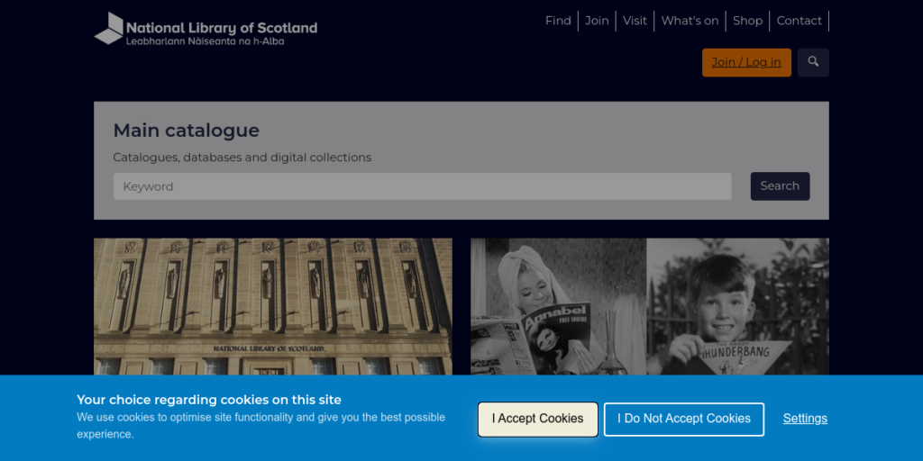 Library Website Design 8 National Library of Scotland