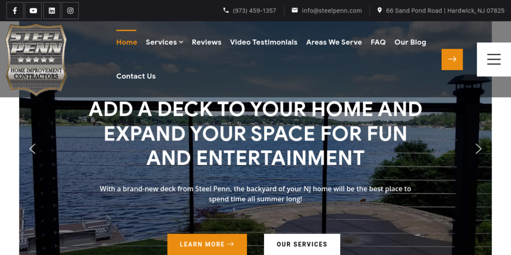 Deck Builders Website Design 18 Stee Penn