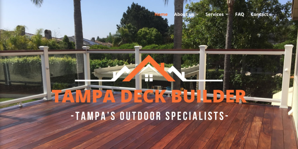Deck Builders Website Design 28 Tampa Decks