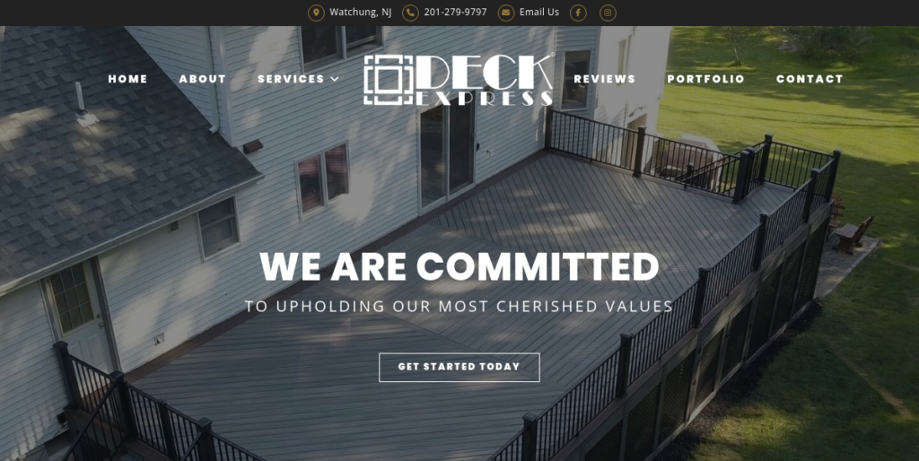Deck Builders Website Design 7 The Deck Express